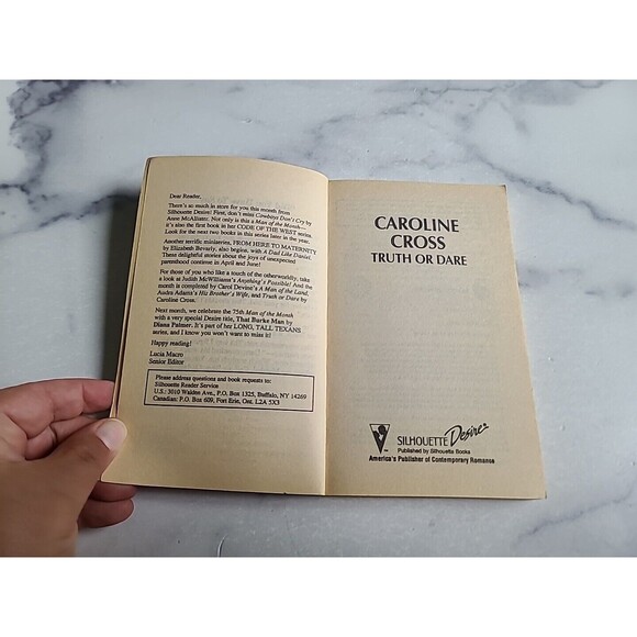 Silhouette Desire Truth Or Dare By Caroline Cross Paperback - Picture 3 of 10